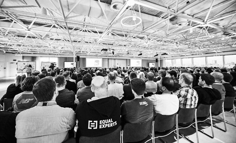Hundreds of Equal Experts people gathered in one room at the global conference event.
